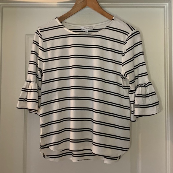 Cupcakes and Cashmere striped tee / Size S - Picture 2 of 9